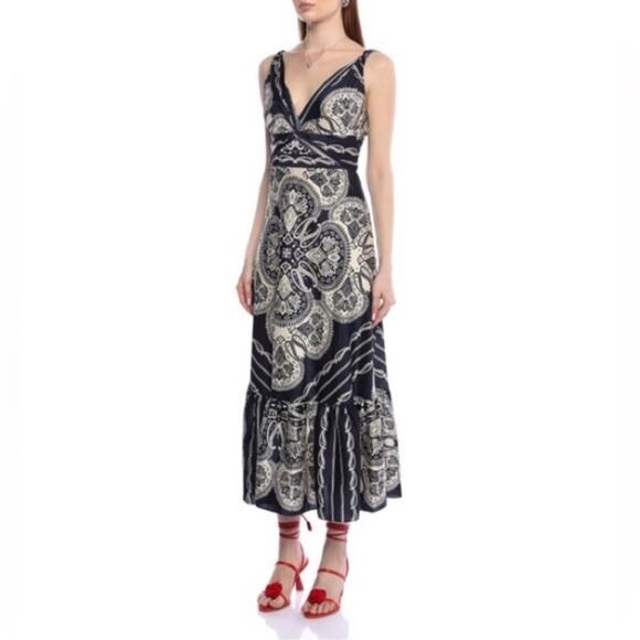 Caroline Constas Dresses & Skirts - AS-IS Caroline Constas S Paisley Satin silk Dress